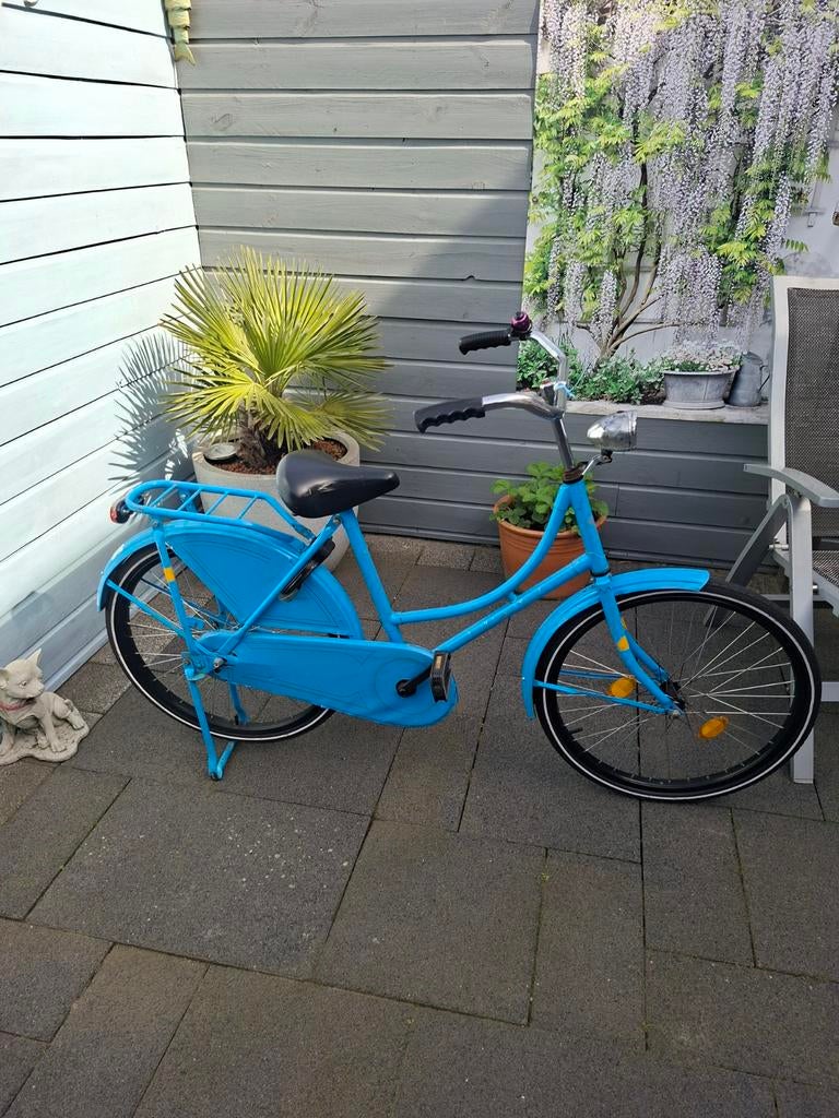 Omafiets 24 inch, Fietsen en Brommers, Fietsen | Tandems, Minder dan 10 versnellingen, Gebruikt, Minder dan 49 cm, Ophalen of Verzenden