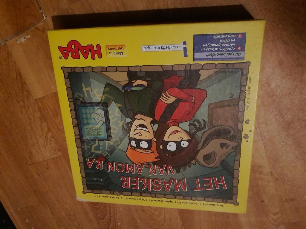 Het masker van amon-ra, Hobby en Vrije tijd, Gezelschapsspellen | Bordspellen, Ophalen of Verzenden, Gebruikt