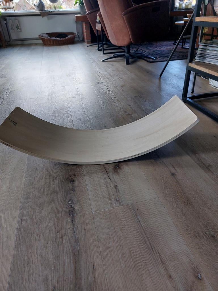 Houten balansbord, Ophalen