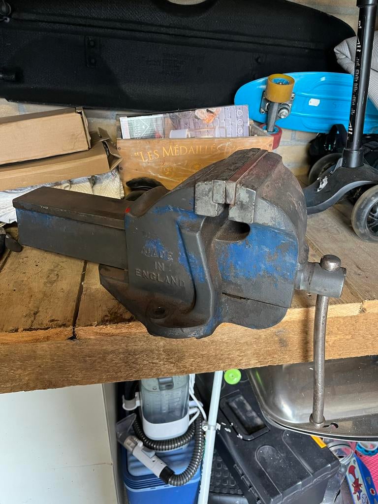 Record No.6 Engelse bankschroef - zware kwaliteit, Ophalen of Verzenden, Gebruikt