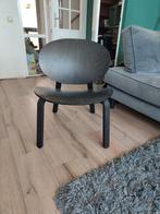 Ikea Fröset fauteuil/stoel zwart eiken fineer, Ophalen, Zo goed als nieuw, Hout, 50 tot 75 cm