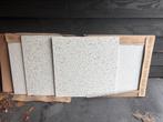 5 1/2 Terrazo granito tegels 60x60 cm wit, Ophalen, Nieuw, Minder dan 5 m², Vloertegels