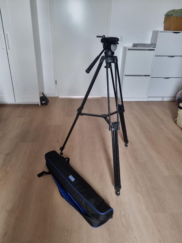 Benro KH25RM videostatief, Audio, Tv en Foto, Fotografie | Statieven en Balhoofden, Zo goed als nieuw, Driepoot, Minder dan 150 cm