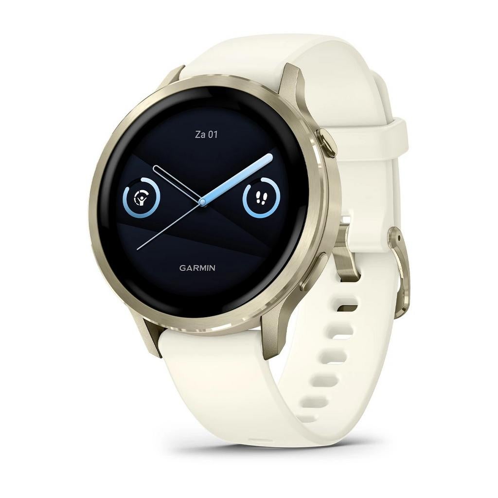 Garmin Venu 4 Gold - NIEUW, Sieraden, Tassen en Uiterlijk, Smartwatches, GPS, Ophalen of Verzenden, Zo goed als nieuw, Waterdicht