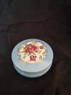 Vintage porseleinen juwelendoosje met bloemmotief, Ophalen of Verzenden