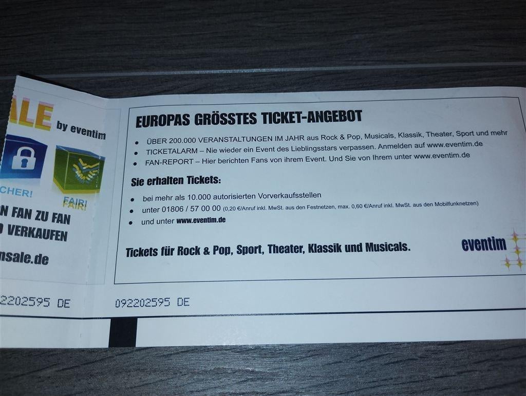 Oud Concertkaartje Pink RheinEnergie Stadion 6 Juli 2019, Drie personen of meer, Maart