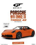PORSCHE 911 [992.1] TARGA 4S ORANGE GT Spirit 1:8  NIEUW C4F, Auto, ., Nieuw, Ophalen of Verzenden