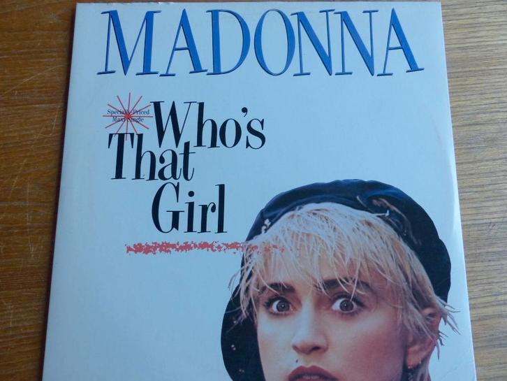 Madonna – Who's That Girl (Extended Version...6:27), Cd's en Dvd's, Vinyl | Pop, Gebruikt, 1980 tot 2000, 12 inch, Ophalen of Verzenden