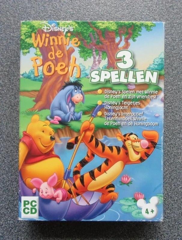 Disney's Winnie de Poeh 3 Spellen, Spelcomputers en Games, Games | Pc, Avontuur en Actie, Verzenden, 1 speler, Zo goed als nieuw