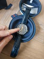 U.s. polo horloge nieuw! Blauwe lederen band met goud, Ophalen of Verzenden, Nieuw, Staal, Overige merken