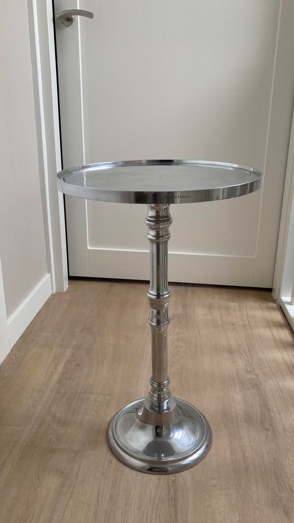 Riviera Maison bijzettafel, Huis en Inrichting, Tafels | Bijzettafels, 45 tot 60 cm, Minder dan 55 cm, Rond, Ophalen of Verzenden