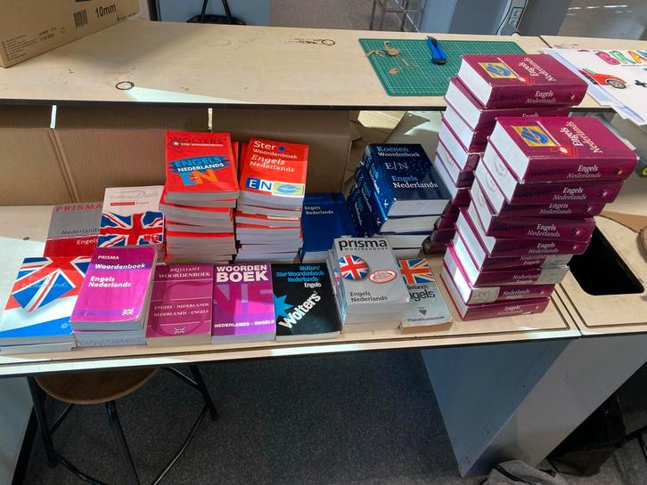 Grote collectie Engelse en Nederlandse woordenboeken, Boeken, Woordenboeken, Gelezen, Engels, Overige uitgevers, Ophalen