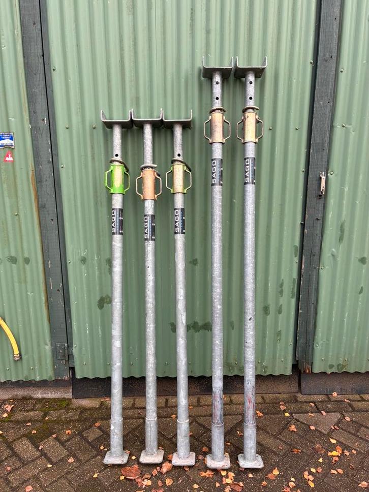 Bouwstempels / schroefstempels te huur, Doe-het-zelf en Verbouw, Steigers, Zo goed als nieuw, Overige typen, Minder dan 2 meter