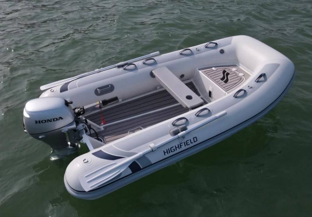 Highfield 310CL met Honda 8pk 4takt, Gebruikt, Benzine, Minder dan 70 pk, Overige materialen