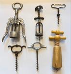 Lot van 6 antieke kurkentrekkers, Ophalen of Verzenden