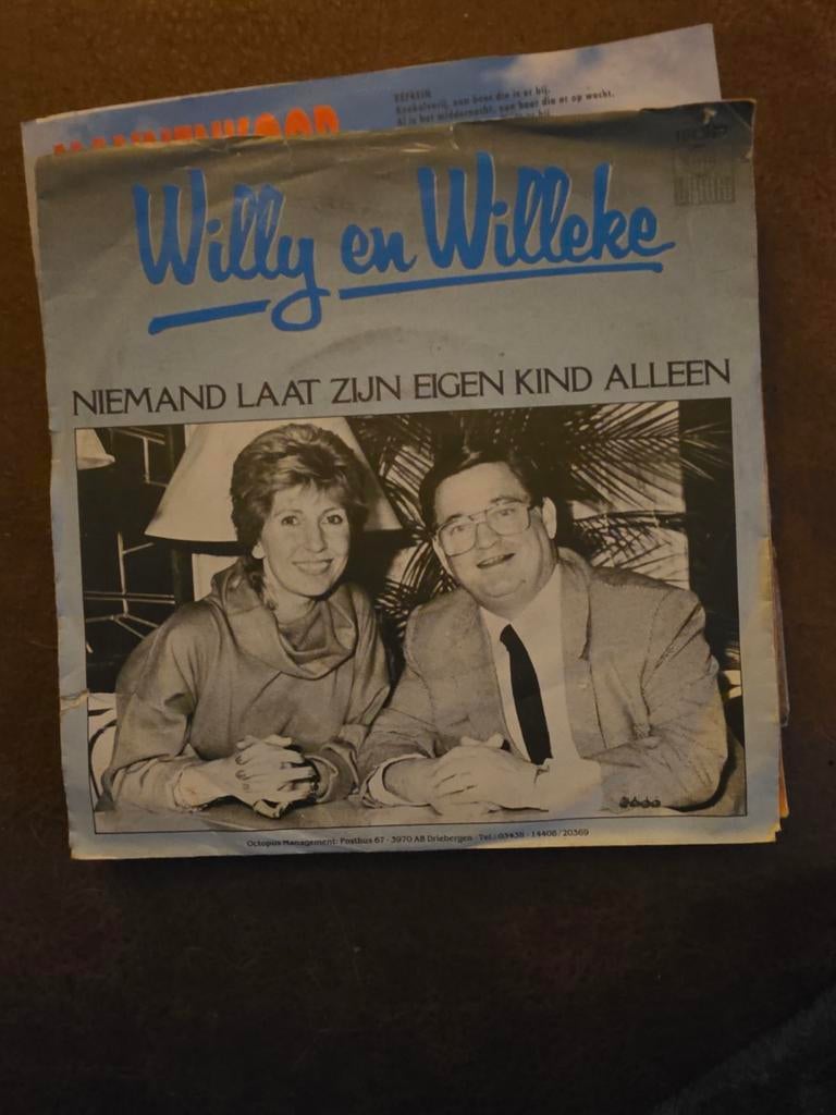 Willy en Willeke - Niemand Laat Zijn Eigen Kind Alleen, Cd's en Dvd's, Vinyl Singles, Ophalen of Verzenden, Gebruikt, 7 inch, Nederlandstalig