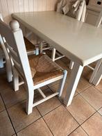 Eetkamertafel + 4 stoelen, Huis en Inrichting, Ophalen, Gebruikt, 4 tot 6 stoelen