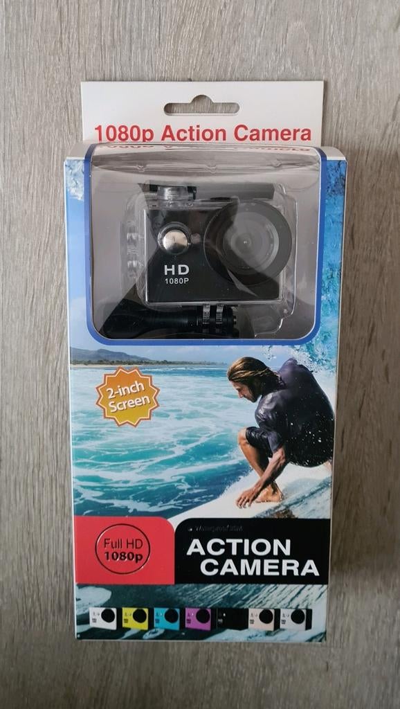 Action Camera Full HD 1080p Waterdicht tot 30m, Ophalen of Verzenden, Nieuw