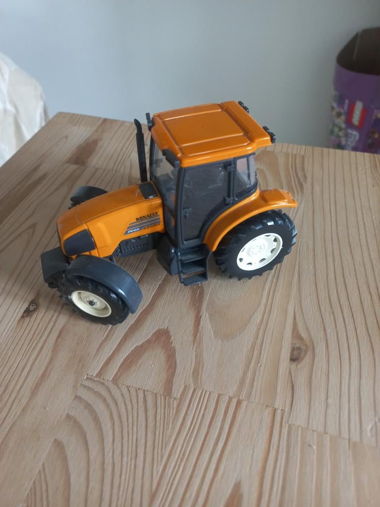 Renault tractor met aanhanger speelgoed, Ophalen of Verzenden, Gebruikt