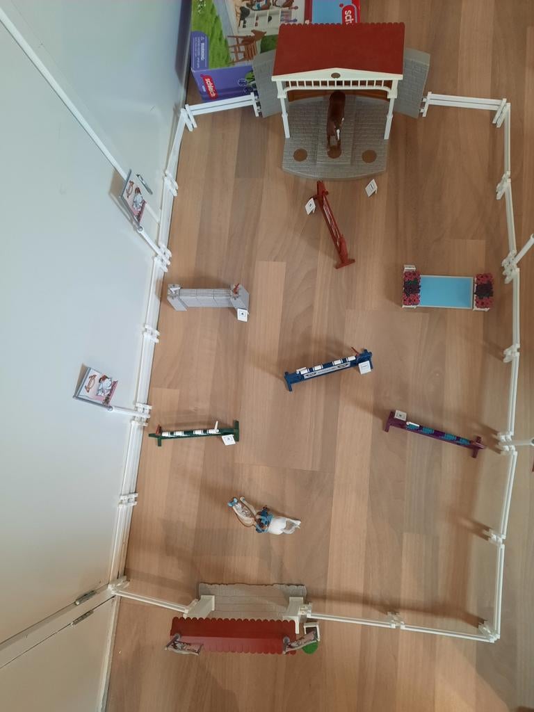 Scleich springparcours, Ophalen, Gebruikt