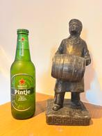 Heineken beeldje man met fust - Vintage bierdecoratie, Verzamelen, Biermerken, Ophalen of Verzenden, Gebruikt, Overige typen, Heineken