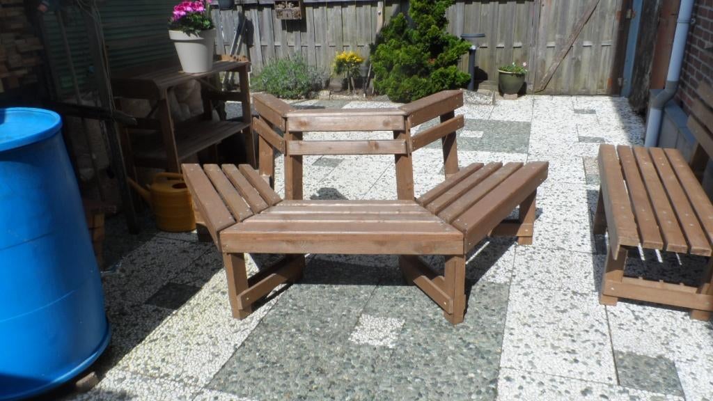 Halve Boombank   Nieuw, Tuin en Terras, Tuinbanken, Ophalen, Nieuw, Hout