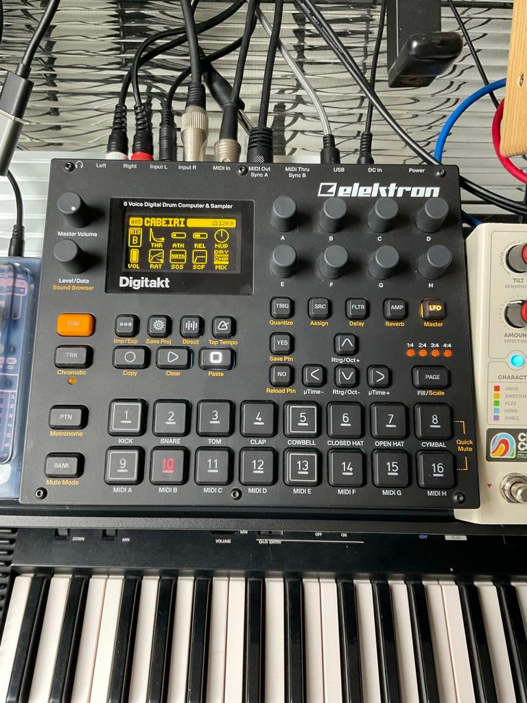 Elektron Digitakt, Muziek en Instrumenten, Drumcomputers, Ophalen, Gebruikt, Overige merken