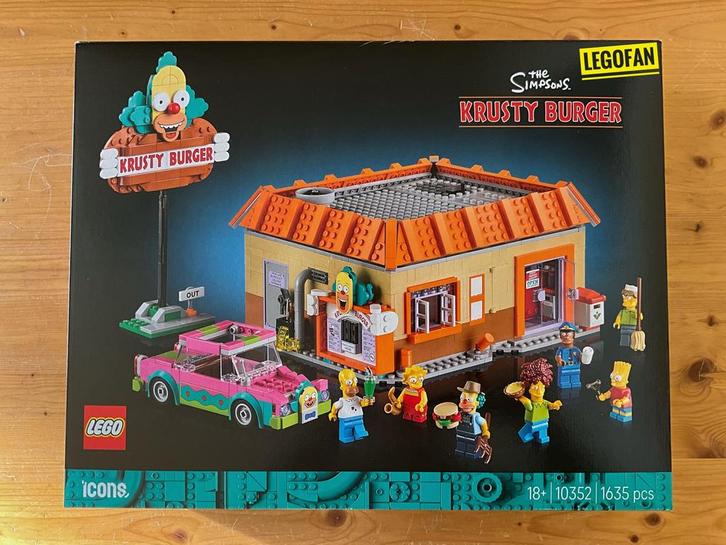 🆕 NIEUW (SEALED!): LEGO 10352 The Simpsons: Krusty Burger, Kinderen en Baby's, Speelgoed | Duplo en Lego, Nieuw, Lego, Complete set