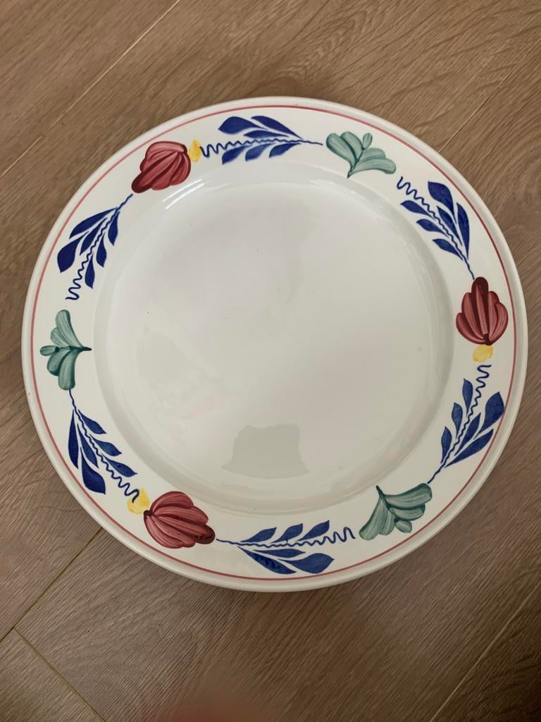 Enkele stuks ouderwets Boerenbont, Huis en Inrichting, Ophalen of Verzenden, Aardewerk, Boerenbont, Bord(en)