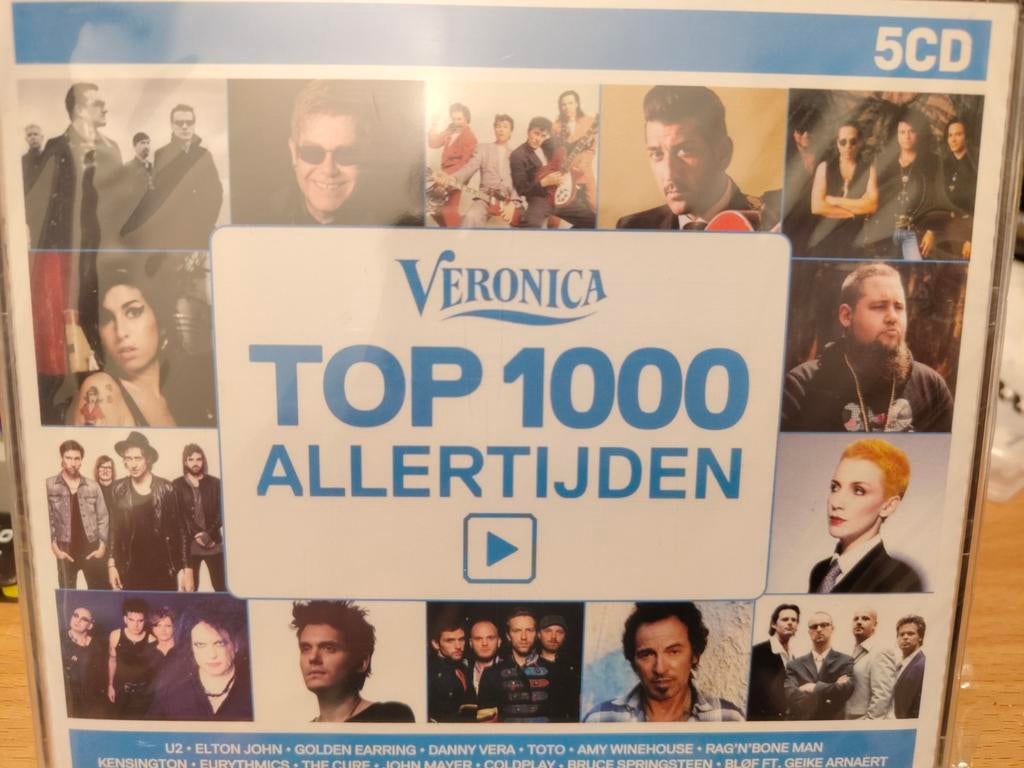 Veronica Top 1000 Allertijden - 5CD Boxset, Ophalen of Verzenden, Nieuw in verpakking, Pop, Boxset