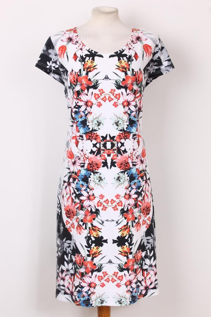 Zomer! gebloemde jurk Betty Barclay maat 44, Overige kleuren, Maat 42/44 (L), Betty Barclay, Ophalen of Verzenden