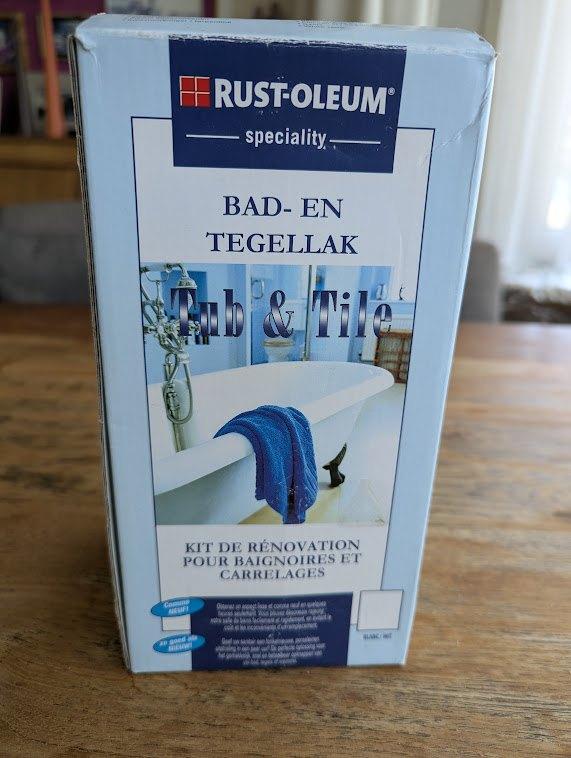 Bad en tegel lak 2-Part Kit, White, Wit, Nieuw, Ophalen of Verzenden, Lak