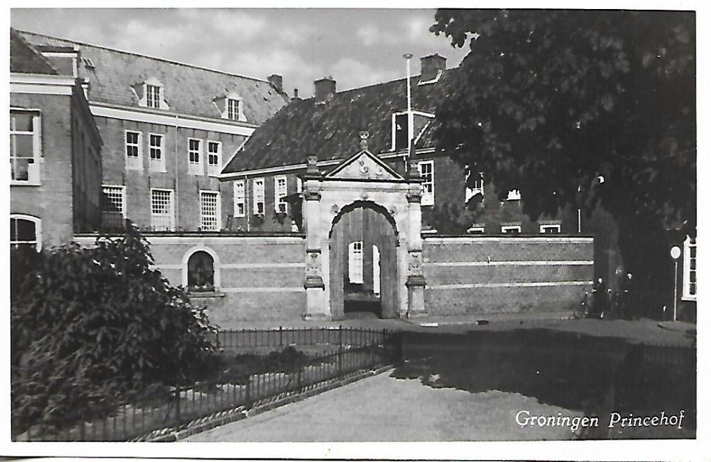 Groningen- -Princehof., Verzenden, 1940 tot 1960, Gelopen, Groningen