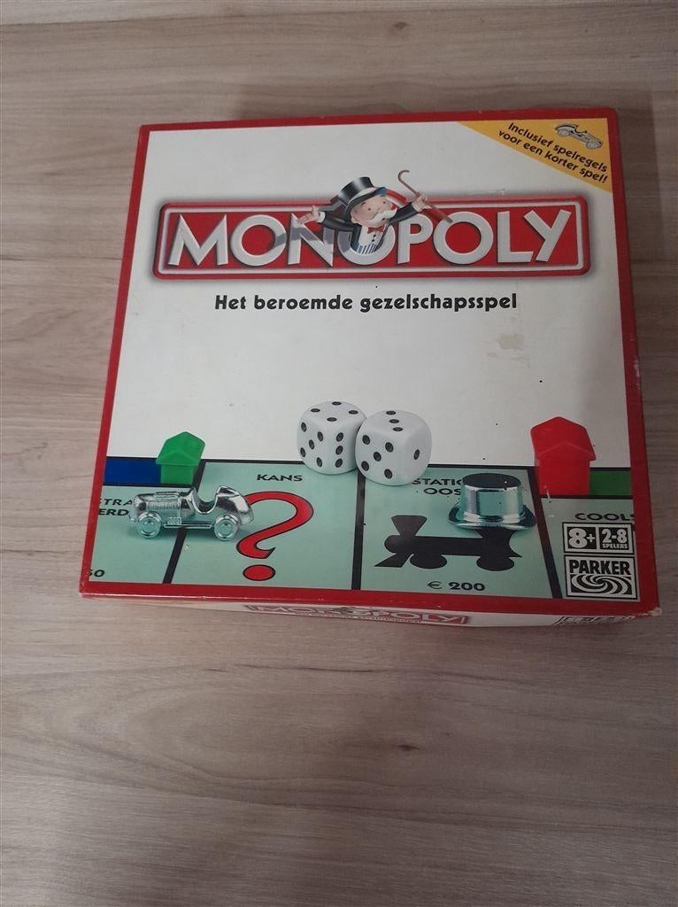 Monopoly het beroemde gezelschapsspel - s1878, Verzenden, Zo goed als nieuw
