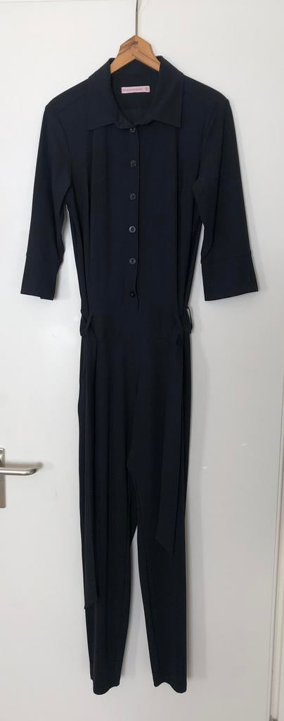 Studio Anneloes jumpsuit zwart M driekwart mouw, Kleding | Dames, Jumpsuits, Ophalen of Verzenden, Zo goed als nieuw, Maat 38/40 (M)