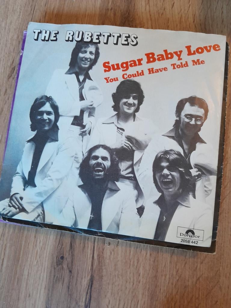 The rubettes 7inch sugar baby love, Cd's en Dvd's, Ophalen of Verzenden, Zo goed als nieuw, Pop