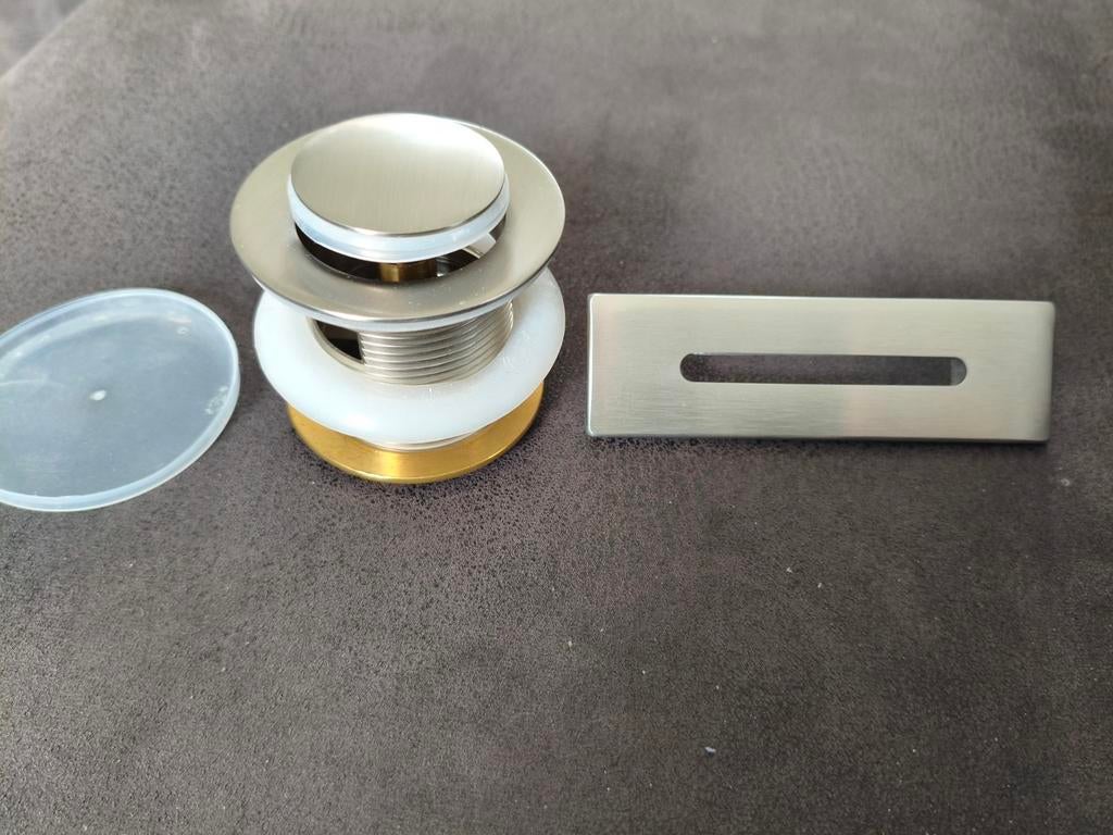 RVS badafvoer en badstop set - Nieuw, Ophalen of Verzenden