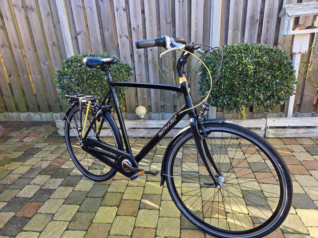 Batavus Dinsdag Herenfiets 65cm, Gebruikt, Versnellingen, Batavus, Ophalen of Verzenden