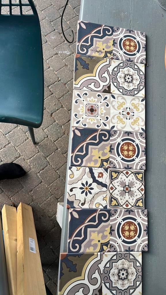 Tegels restpartij, Doe-het-zelf en Verbouw, Tegels, Ophalen, 60 cm of meer, Keramiek, Nieuw