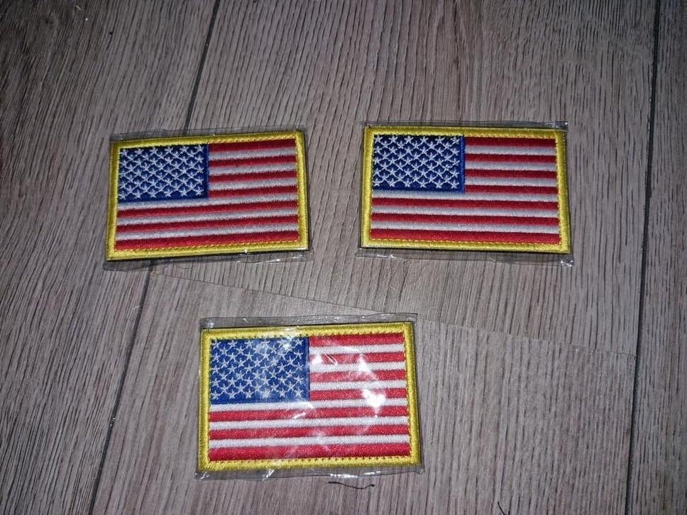 3X Amerikaanse Vlag Patches, Ophalen of Verzenden, Nieuw