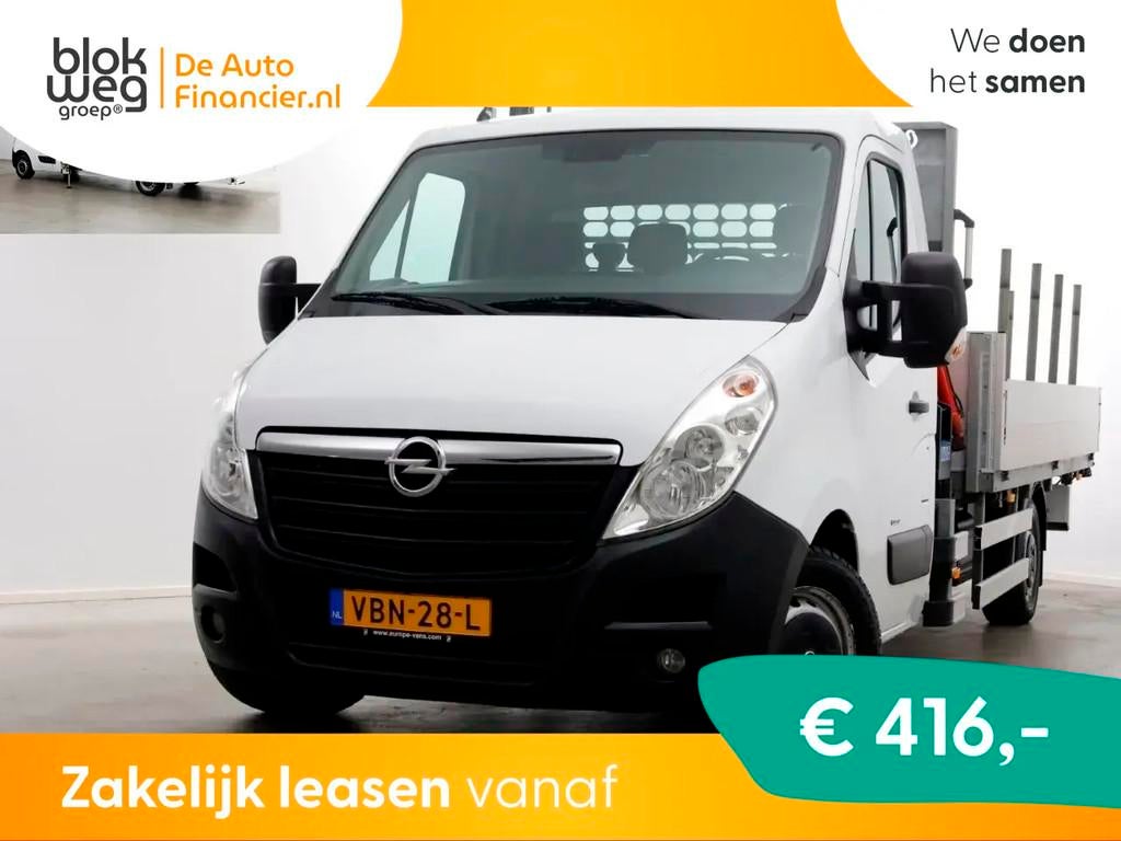 Opel Movano 2.3 CDTI 145pk E6 Open Laadbak + Kr € 24.950,0, Auto's, 145 pk, Gebruikt, Navigatiesysteem, 4 cilinders