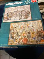 2 puzzels anton pieck, Ophalen of Verzenden, 500 t/m 1500 stukjes, Zo goed als nieuw