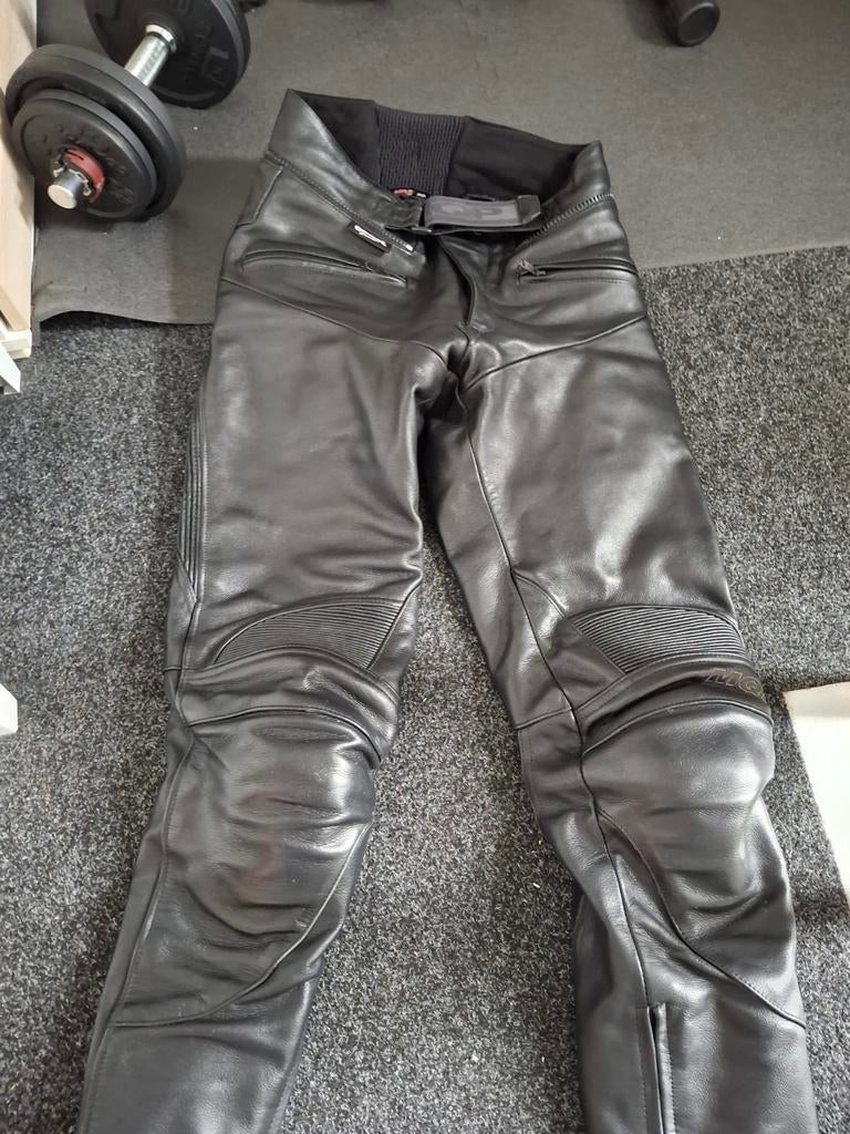 MQP lerenmotorbroek - in perfecte staat - soepel leer, Ophalen of Verzenden, Tweedehands, Broek | leer, MQP