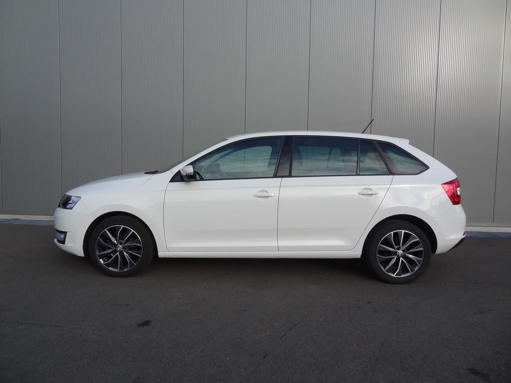 Skoda Rapid Spaceback 1.2 TSI | NAVI | CLIMATE | CRUISE CONT, Stof, Gebruikt, Origineel Nederlands, Bedrijf