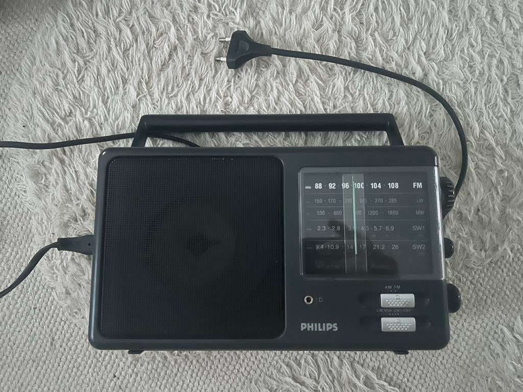 Philips Draagbare Radio - AM/FM/LW/MW/SW1/SW2, Ophalen of Verzenden, Gebruikt, Radio