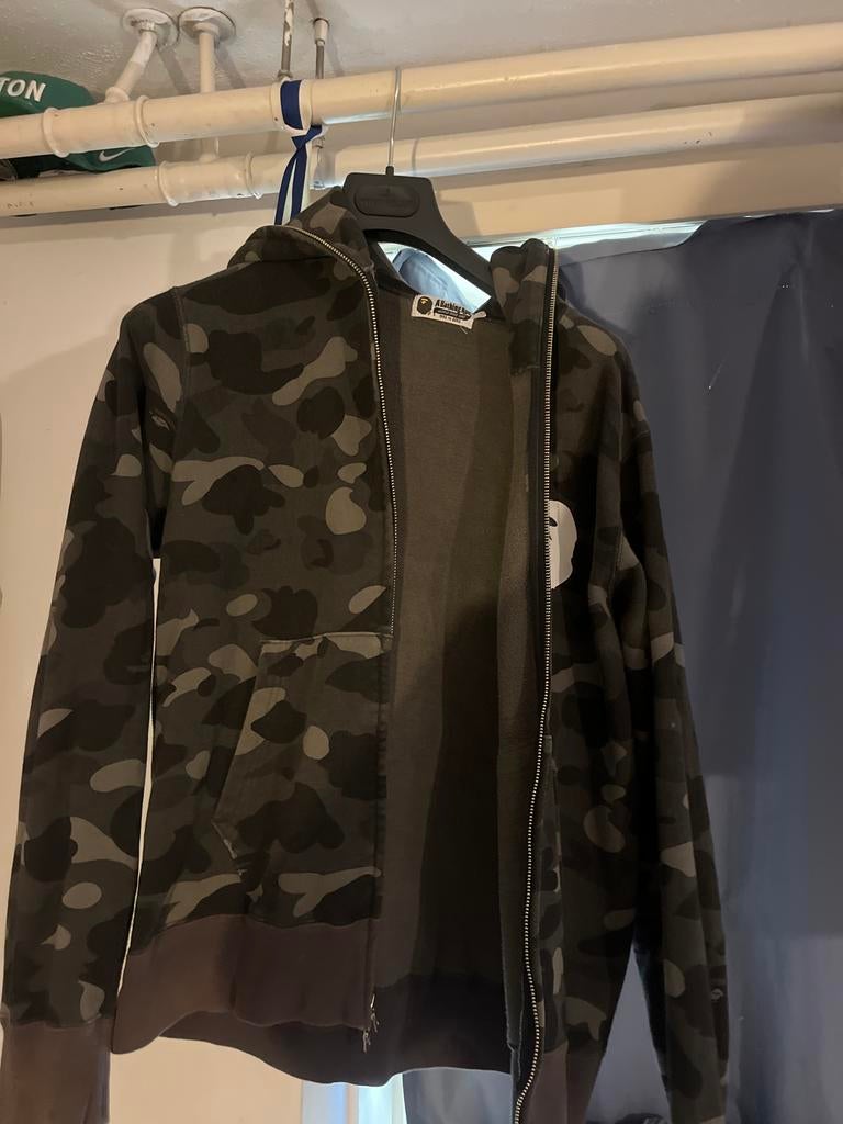 A Bathing Ape Hoodie - Zo goed als nieuw, Ophalen of Verzenden, Zo goed als nieuw, Maat 48/50 (M), Grijs
