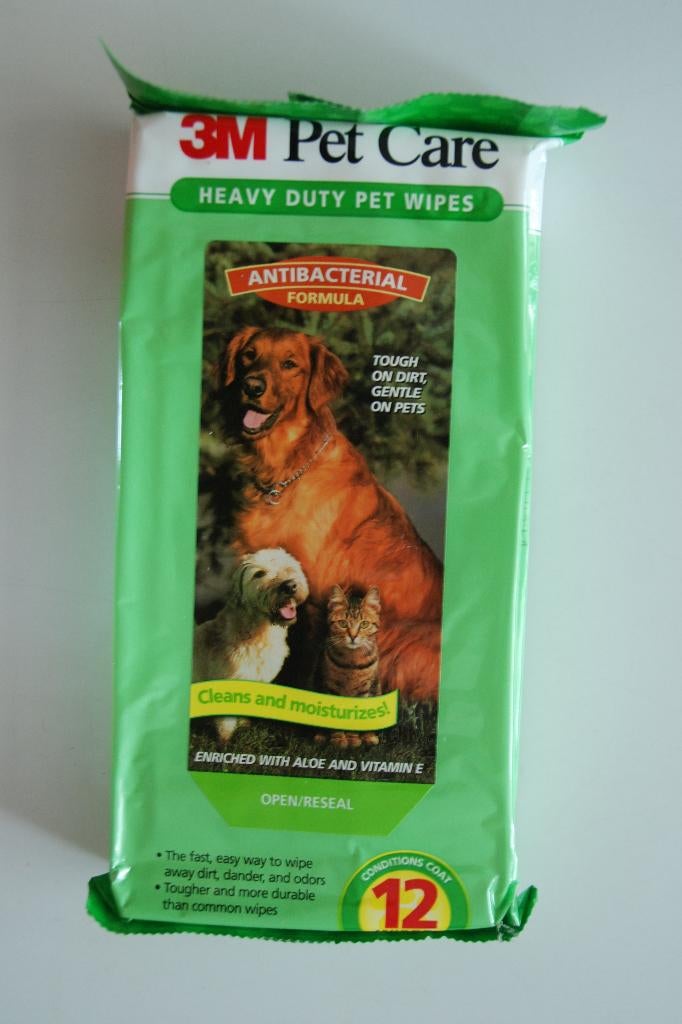 3M Pet Care Heavy Duty Wipes / Doekjes Vacht reiniger Hond, Verzenden