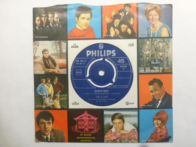 Tom & Dick. Bloody Mary. / Ome Arie., Gebruikt, 7 inch, Single, Ophalen of Verzenden
