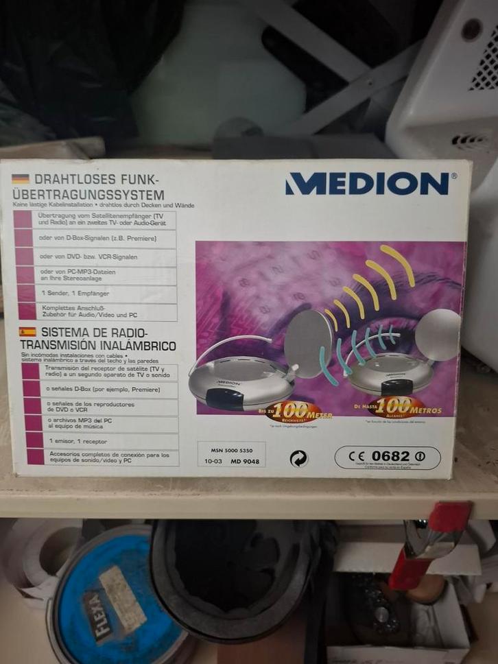 Medion Draadloos Radio Overdrachtssysteem, Computers en Software, Optische drives, Gebruikt, Extern, Windows, Overig, Ophalen of Verzenden