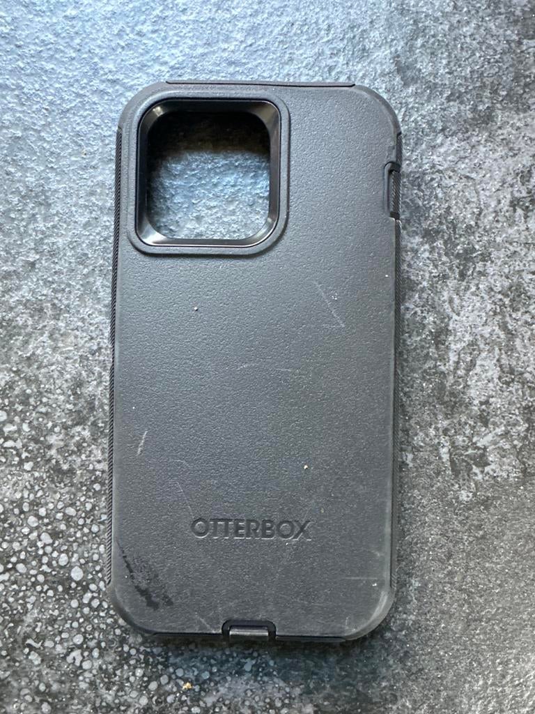 OtterBox Drop+ iPhone 14 pro max Hoesje - Zwart, Kunststof, Hoesje of Tasje, Ophalen of Verzenden, Schokbestendig